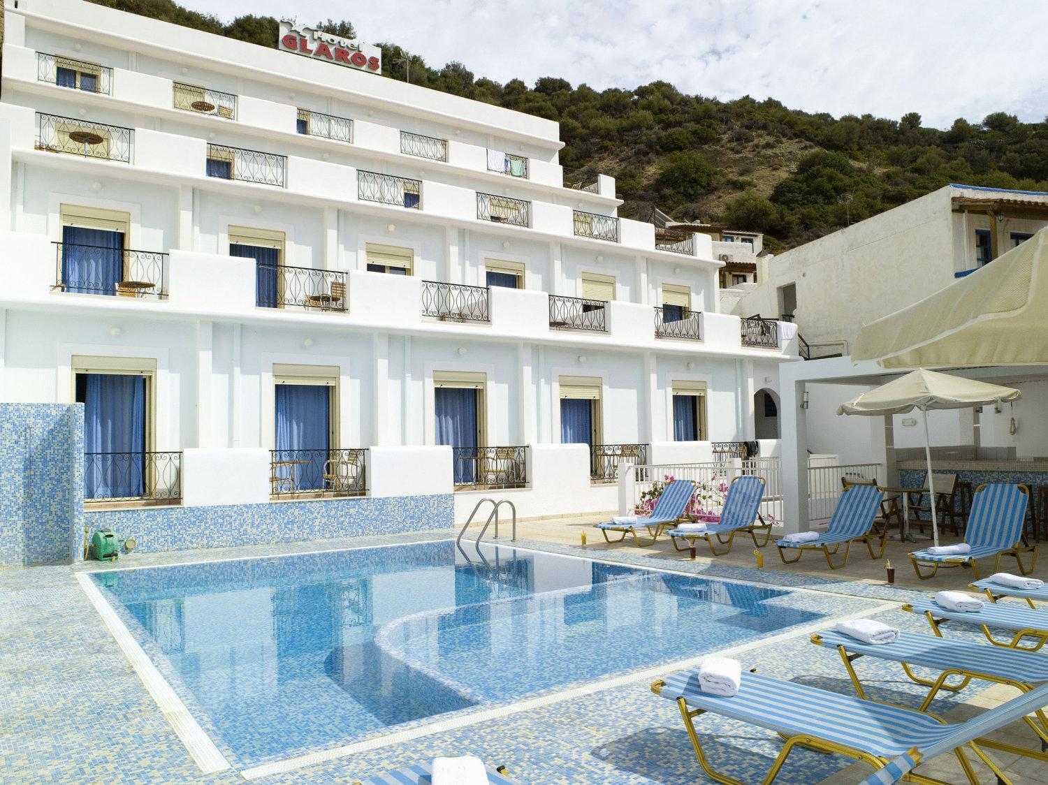 Glaros Hotel Apartment Agia Galini Exteriör bild