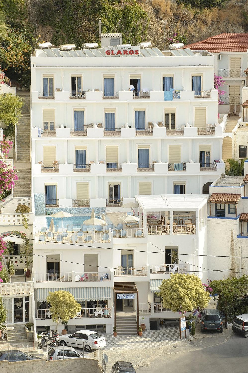 Glaros Hotel Apartment Agia Galini Exteriör bild